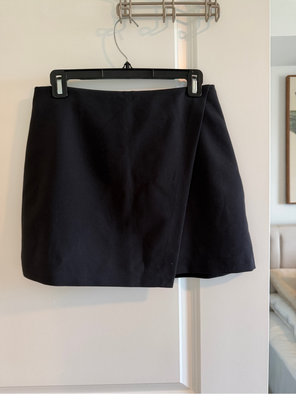 Abercrombie & Fitch Black Asymmetric Mini Skirt